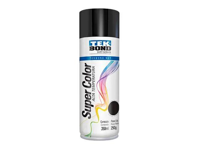 (GP) PINTURA TEKBOND ALTA TEMP. NEGRO BRILL 350ML