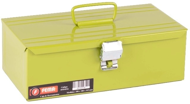 (FE) CAJA DE HERRAMIENTA ACERO 350X180X 115 MM
