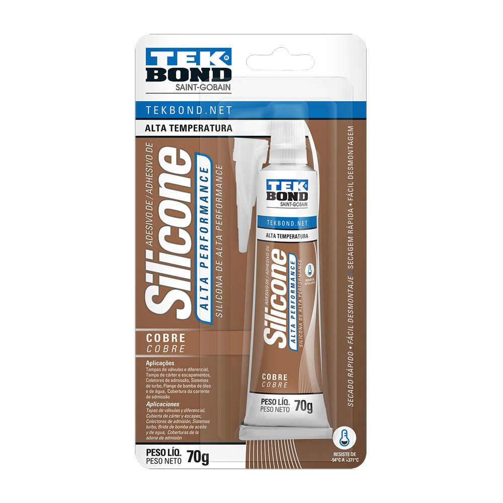 (FE) SILICONA SELLADOR NEUTRO OX. COB 70 GR BLISTER TEK BOND