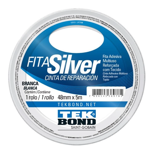 (FE) CINTA DUC TAPE BLANCA 48 X 5 MTS