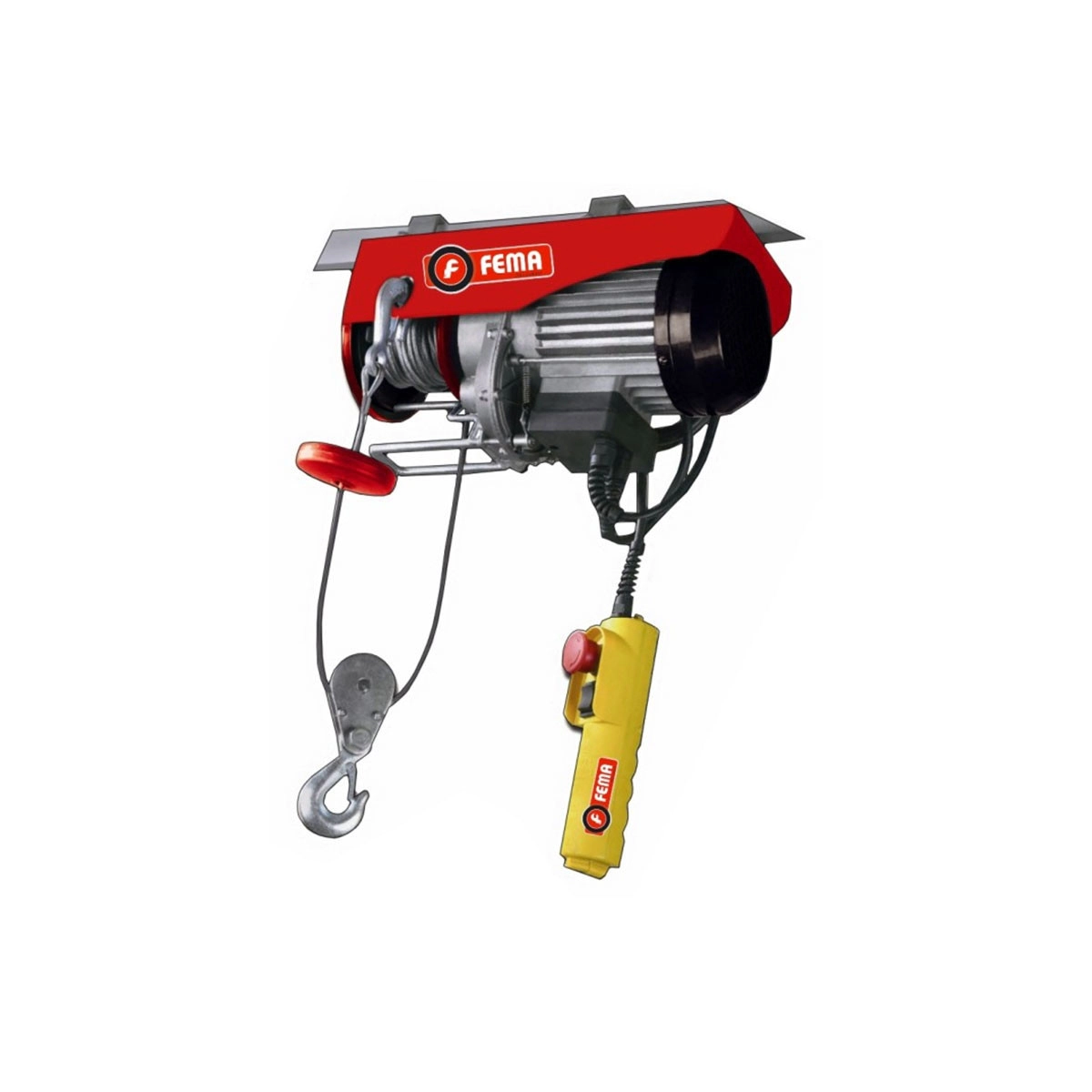 (FE) APAREJO ELECTRICO 250 KG. DOBLE GANCHO-12MT ALZADA.500 W.