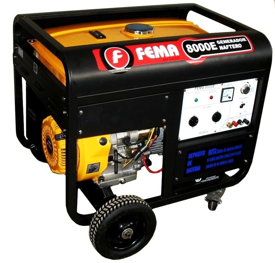 (FE) GENERADOR FEMA 8000-TRIFASICO-16HP-6.5KW-380V