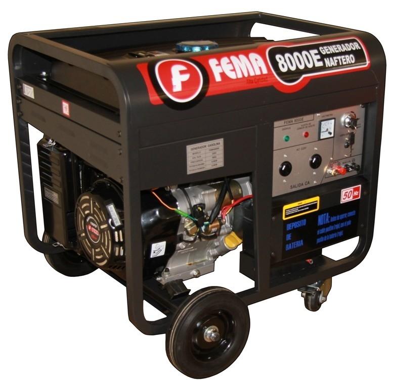 (FE) GENERADOR FEMA 8000-MONOFASICO-16HP-6.5KW.220 V-7KW