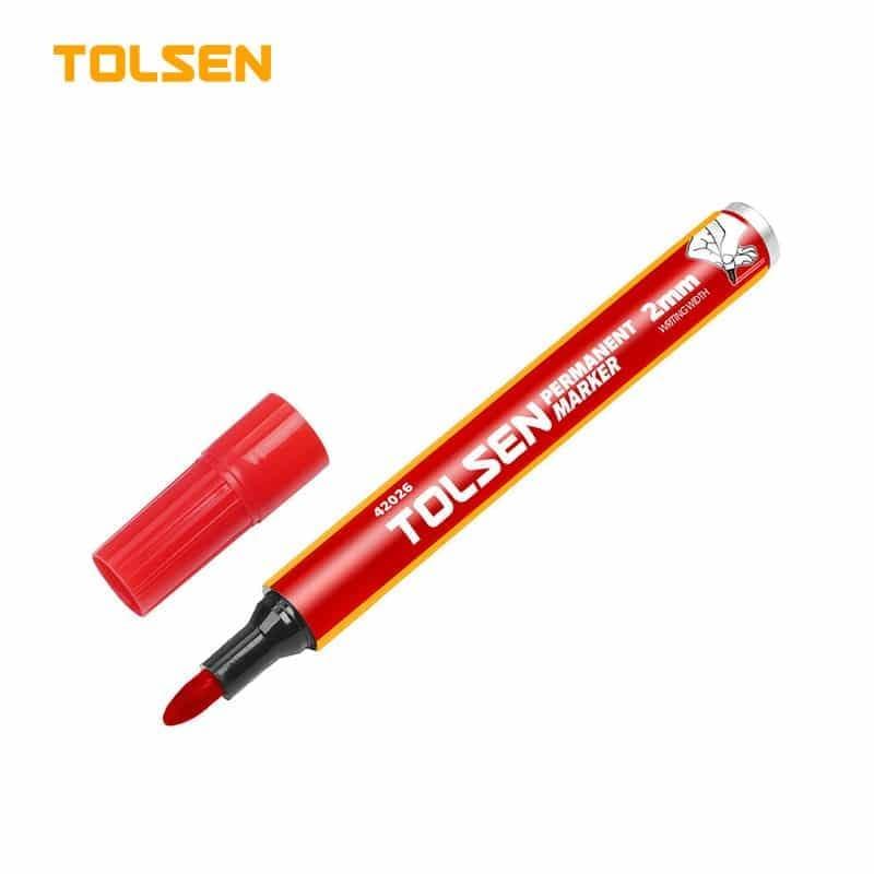 (TOL) MARCADOR PERMANENTE ROJO