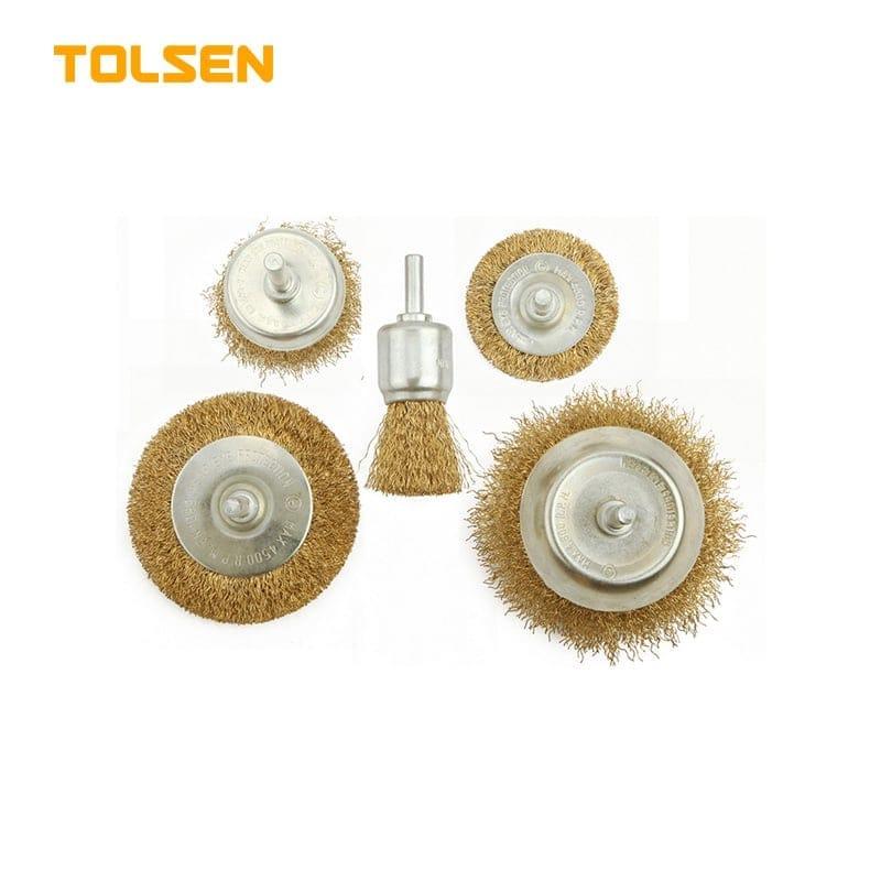 (TOL) JUEGO CEPILLO ACERO 5PZAS IND