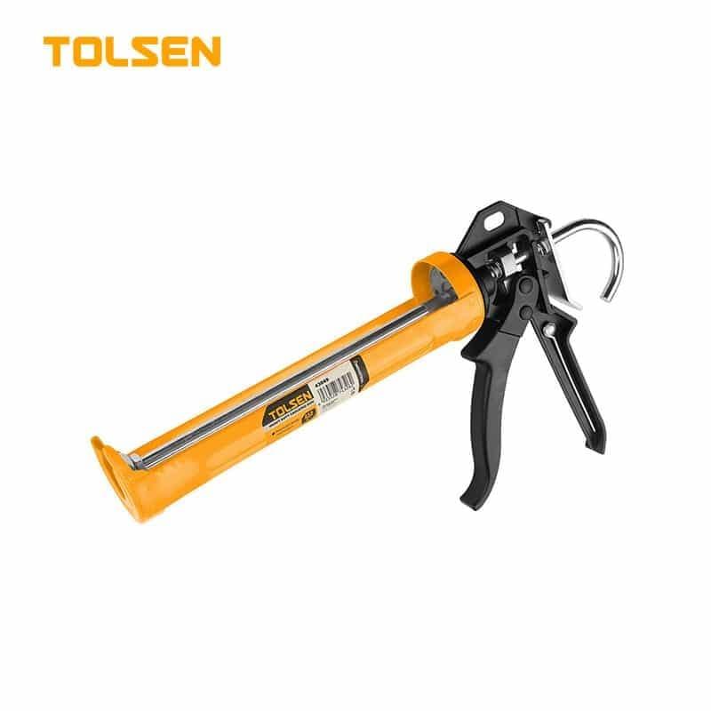 (TOL) PISTOLA PARA SILICONA PARA TRABPES INDUSTRIALES 225mm,9"