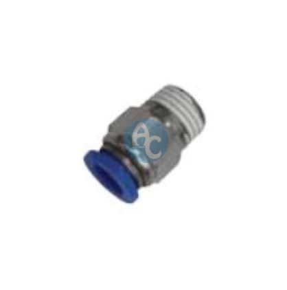(AGRO) CONEXIÓN AUTOMAT RECTA - 060-08 PLAST R. 3/8 BS PT 12 MM