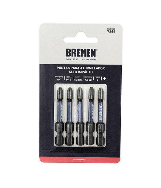 (BRE) PUNTA ATORN. IMPACTO PR #2 (L50mm) [Magnética] [1 unid] BREMEN®