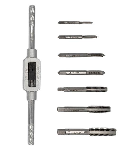 (BRE) Machos en Jgo. c/manija porta machos x 8Pzs. [MM]  BREMEN®