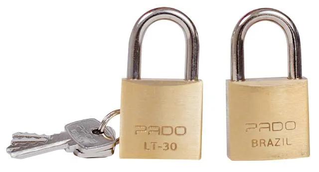 (GP) CANDADO BRONCE PADO BLISTER x 2 Nº40 HERMANADOS