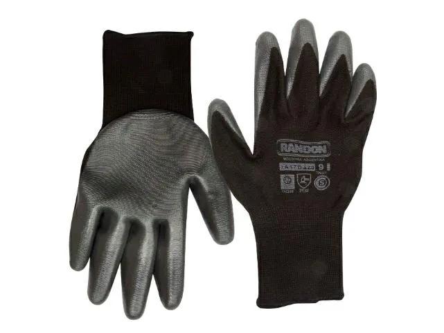 (GP) GUANTE NITRILO TEJIDO G13 (DJ20) ROJO O BLANCO PVC