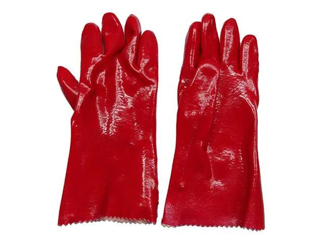 (GP) GUANTE ROJO LARGO 35 CM