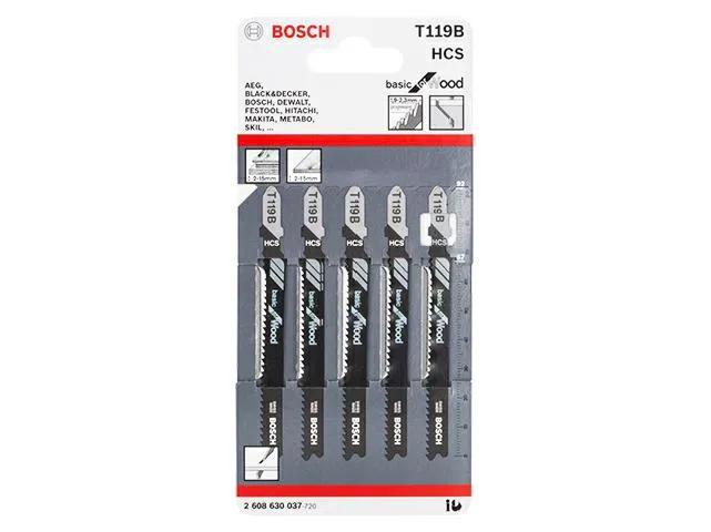 (GP) HOJA CALAR BOSCH T119B MADERA X UNIDAD