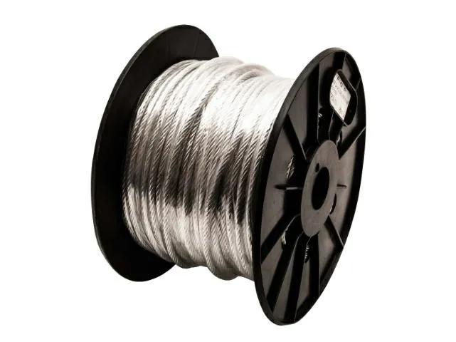 (GP) CABLE ACERO CARRETEL - GALV 6 MM 6X19 A/T X METRO