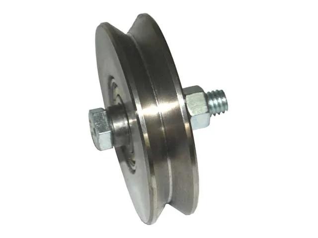 (GP) RUEDA PARA PORTONES 100 MM CANAL V - 1 RODAM