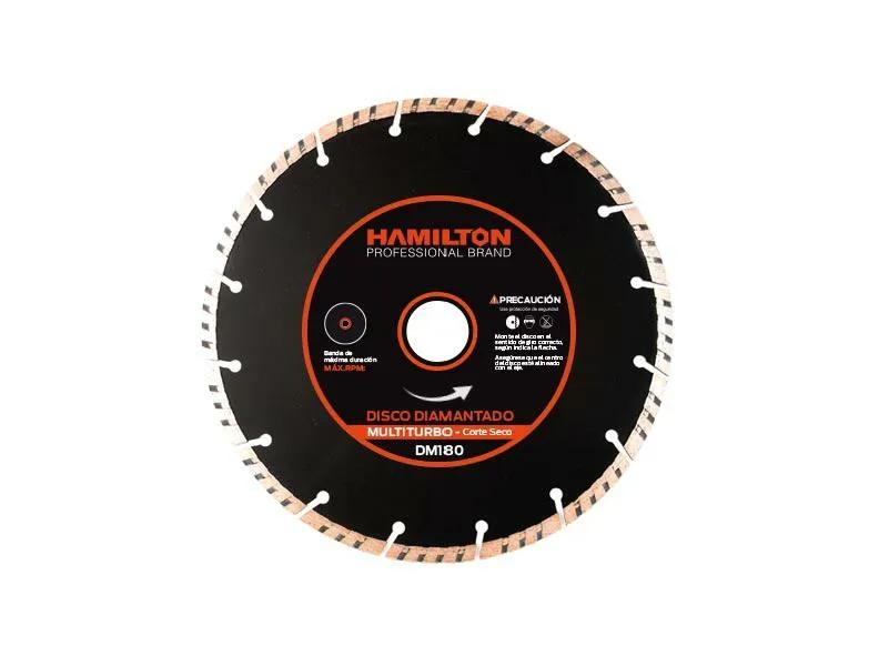 (HAM) DISCO DIAMANTADO MULTITURBO 180 MM