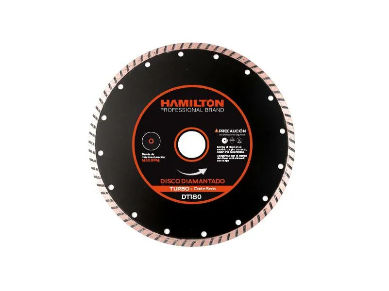 (HAM) DISCO DIAMANTADO TURBO 180 MM