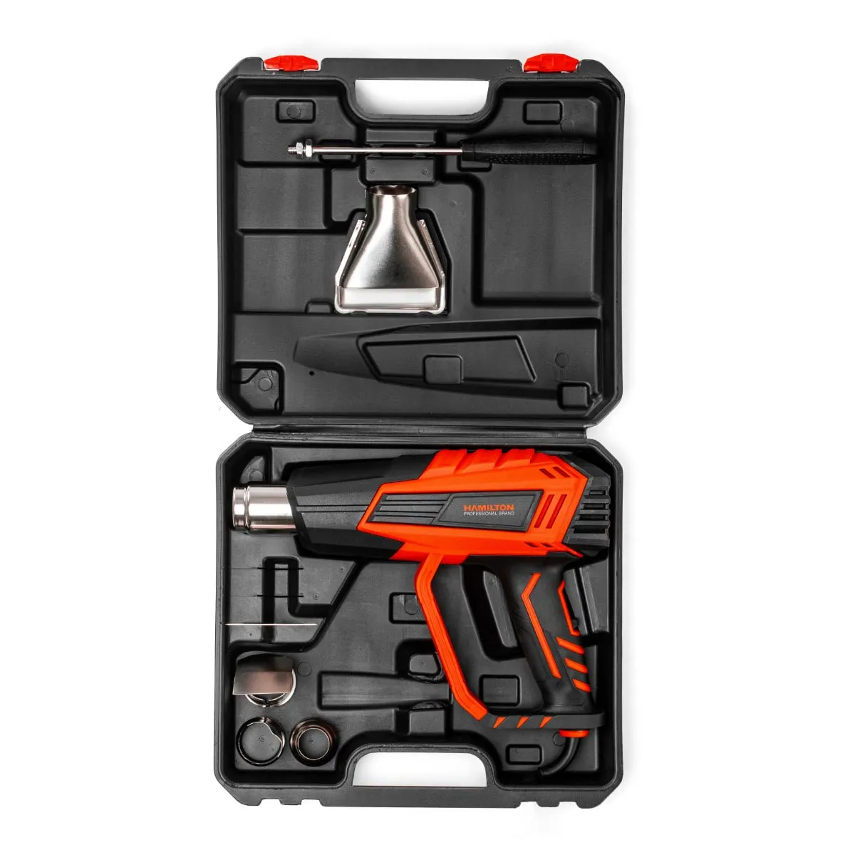 (HAM) PISTOLA DE CALOR 2000W CON MALETIN