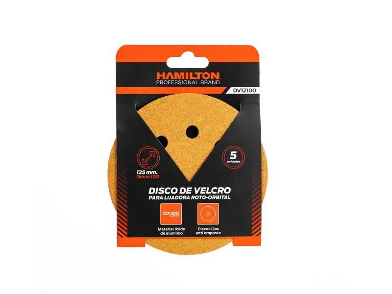 (HAM) DISCO DE VELCRO GRANO 100 (125 MM)