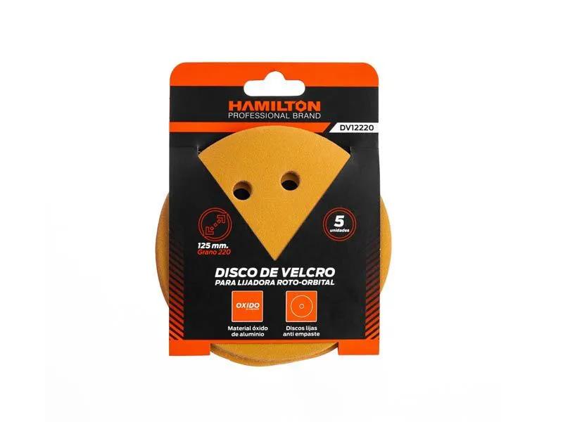 (HAM) DISCO DE VELCRO GRANO 220 (125 MM)