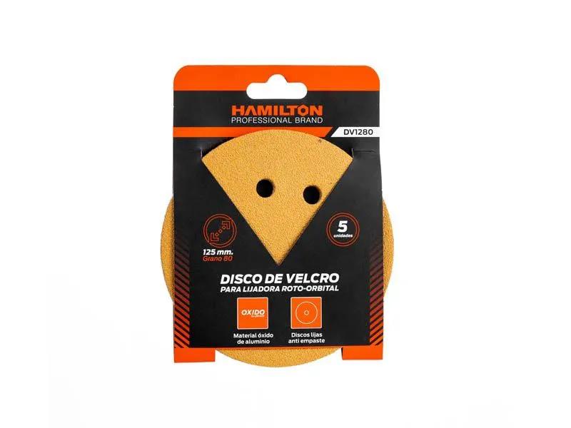(HAM) DISCO DE VELCRO GRANO 80 (125 MM)