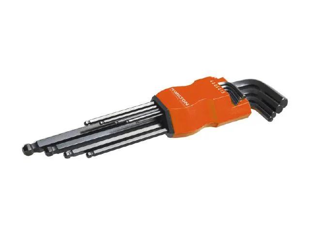 (HAM) JUEGO DE LLAVE HEX. Pulg EXTRA L. 9u CRV