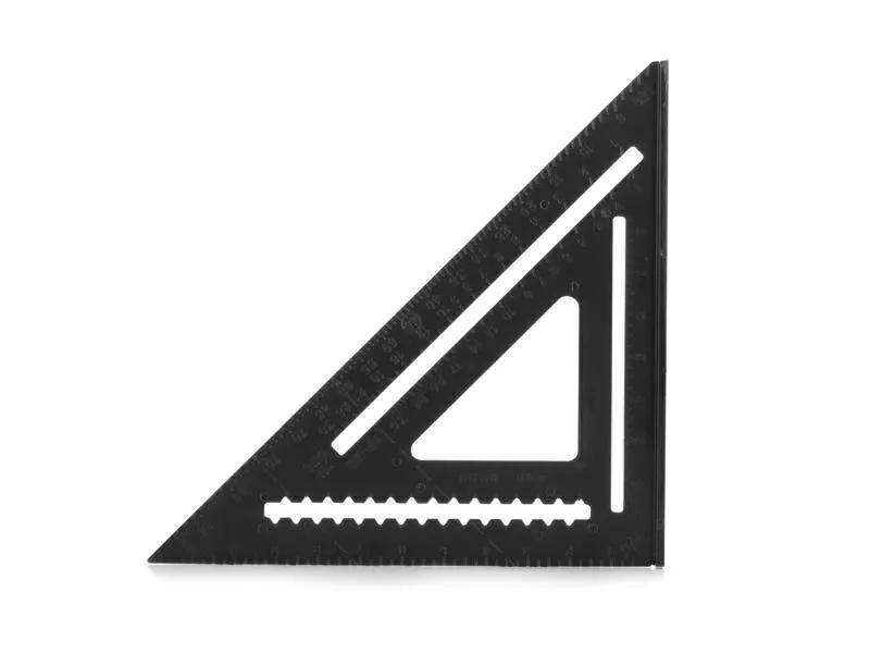 (HAM) ESCUADRA DE ALUMINIO 12" SIN MILÍMETROS