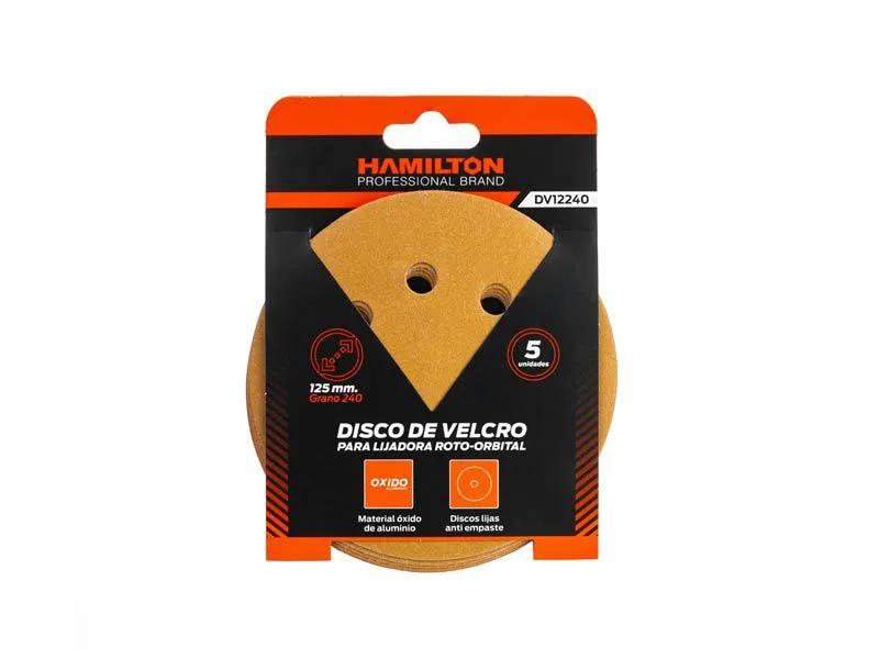 (HAM) DISCO DE VELCRO GRANO 240 (125 MM)