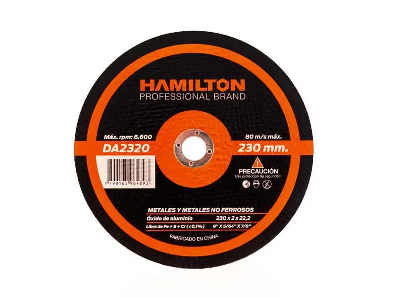 (HAM) DISCO DE CORTE 230 X 2