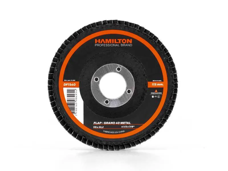 (HAM) DISCO flap ZIRCONIA 115 - G. 40 METAL