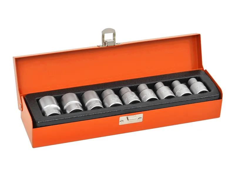 (HAM) JUEGO DE 9 BOCALLAVES TORX ENC. 1/2"