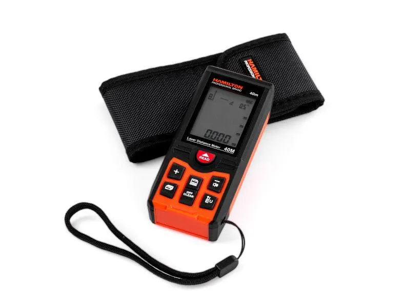 (HAM) MEDIDOR DE DISTANCIA LASER 40MTS