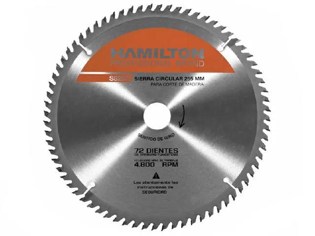 (HAM) DISCO SIERRA CIRCULAR 255 MM × 72 DIENTES