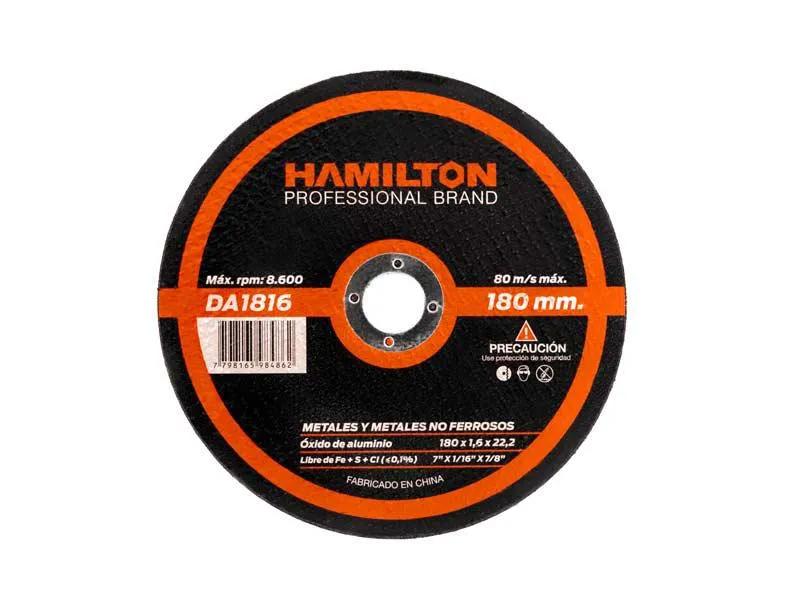 (HAM) DISCO DE CORTE PLANO 180 MM × 1.6 MM