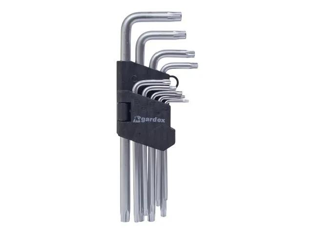 (GP) LLAVE ALLEN GARDEX - 9 PZAS. TORX T-10 a T-50