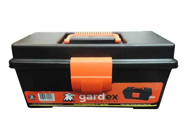 (GP) CAJA HERRAMIENTA GARDEX 16" SIN BANDEJA TAPA BAJA