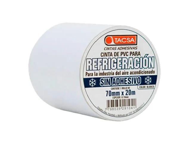 (GP)  CINTA PVC TACSA REFRIGERACION S/ADHES. BLANCO