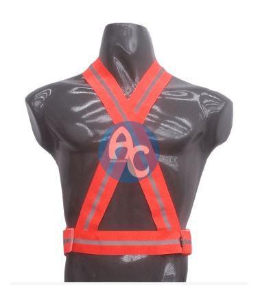 (AGRO) BANDOLERA REFLECTIVA TOP SAFE NARANJA