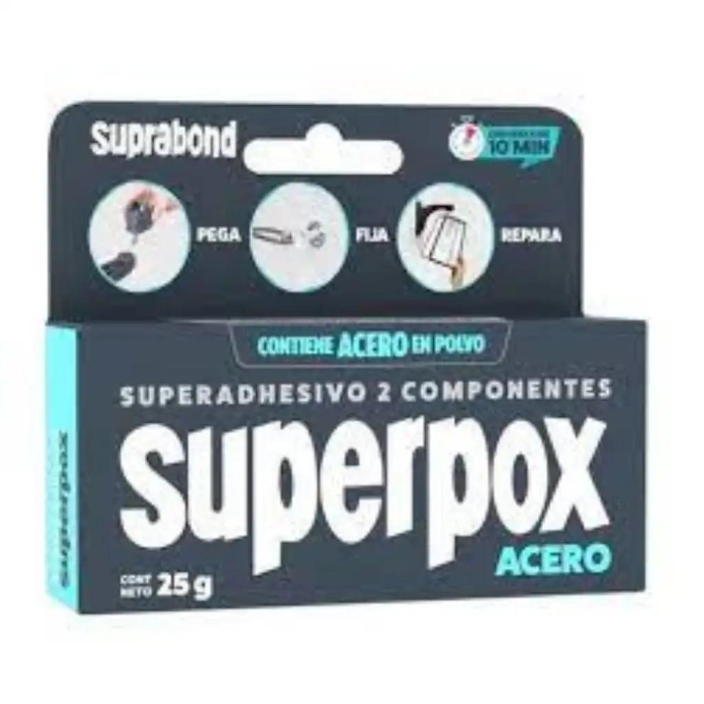 (AC) ADHESIVO EPOXI ACERO PASTA SUPRABOND 2 X 52.5 GR