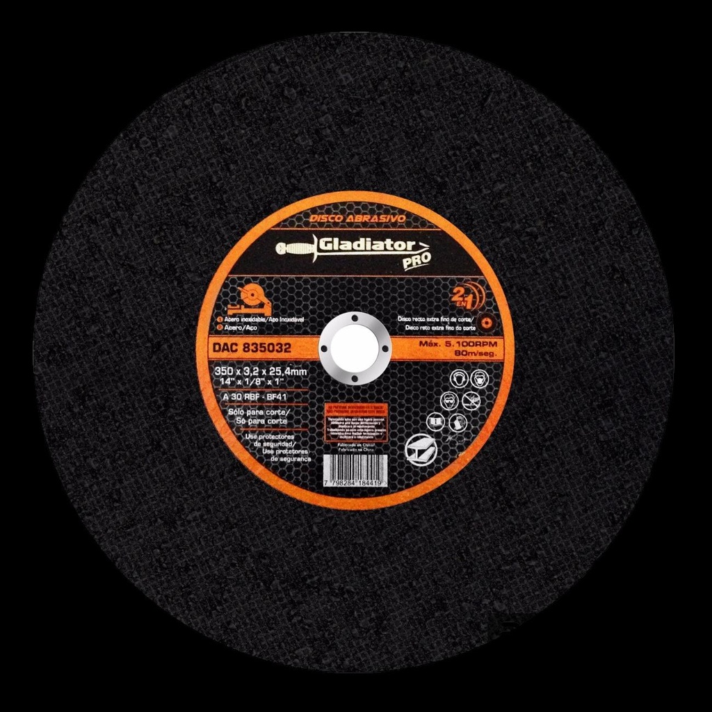 (GLA) DISCO SENSITIVA 400 X 3.2 X 2.54 MM