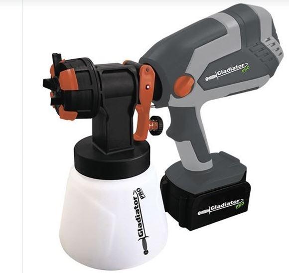 (GLA) Maquina Pistola Pintar Equipo Gladiator Batería 18v + CARGADOR + BATERIA