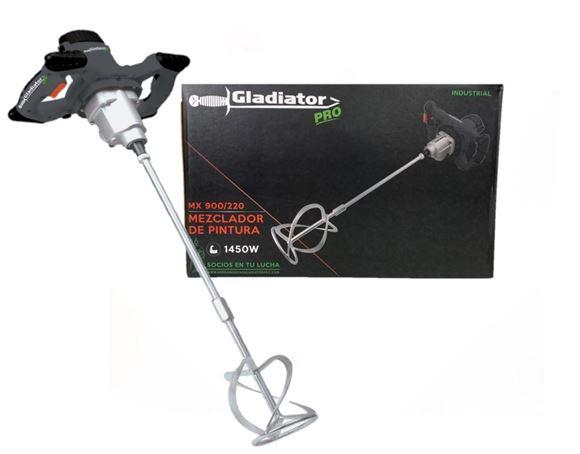 (GLA) MEZCLADOR DE PUNTURA GLADIATOR 1500 W + BATERIA + CARGADOR
