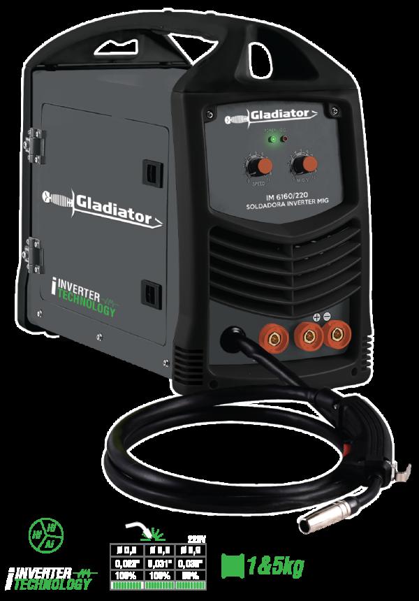 (GLA) SOLDADORA GLADIATOR MIG INVETER 200 AMP