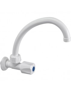 (LKS) CANILLA PARED 1 AGUA PLAST. BCA "J" VOL. RED. "GINYPLAST"