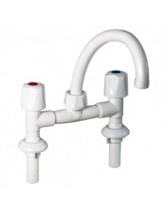 (LKS) COCINA MESADA PLAST. BCA.VOL. RED."GINYPLAST"