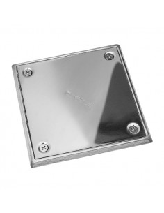 (LKS) TAPA CIEGA ACERO C/MARCO DE ACERO 11 X 11 "DELTA" *44*