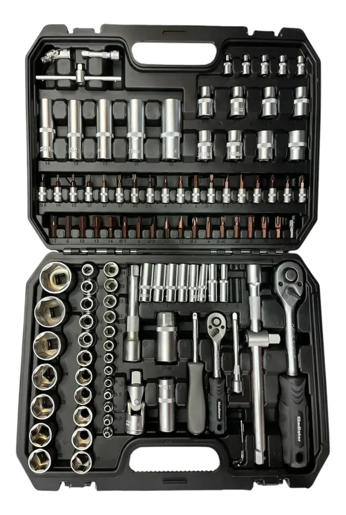 (GLA) JUEGO TUBOS 1/2" 1/4" 110 PIEZAS INDUSTRIAL