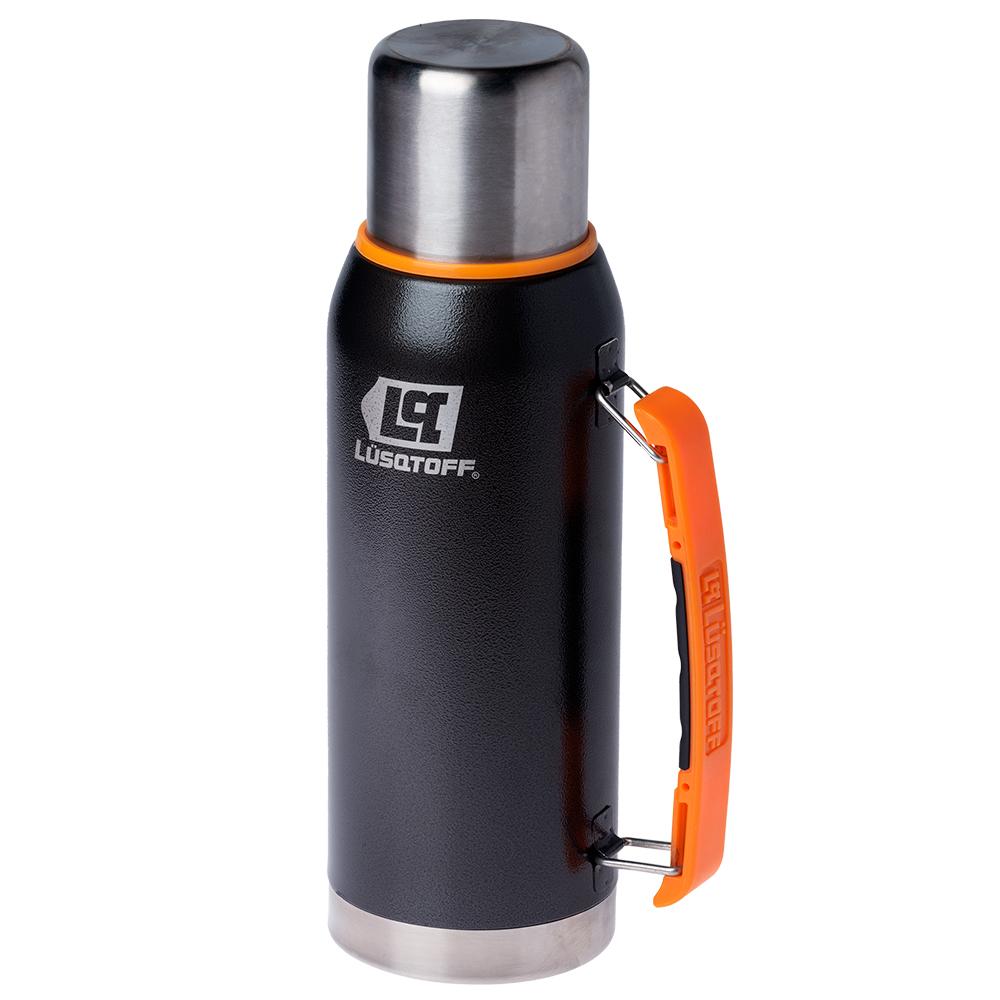 (LSQ) TERMO ACERO INOXIDABLE 1 LT NEGRO