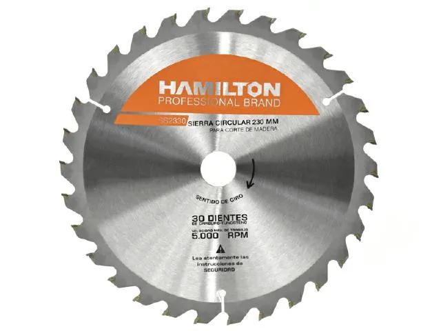 (HAM) DISCO SIERRA CIRCULAR 230 MM × 30 DIENTES