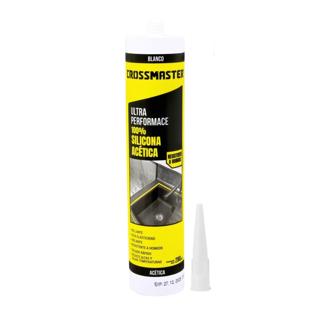 (BB) SILICONA ACETICA BLANCO 280 ML